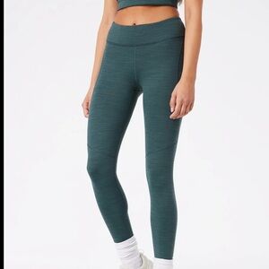 Outdoor Voices TechSweat Leggings Women’s XS 7/8 Evergreen Heather | Forest